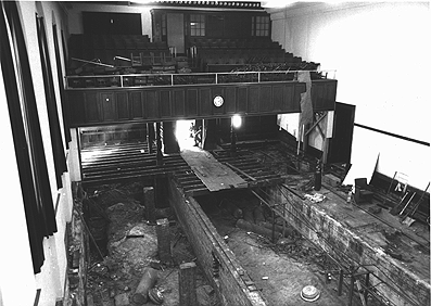 Rebuilding Parliament House, Legislative Council Chamber in 1978