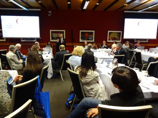 c25 anniversary, audience at seminar