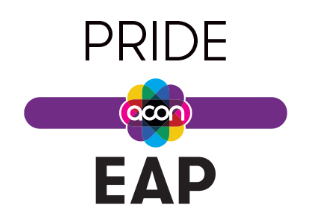 The logo for Acon's Pride Employee Assistance Program.