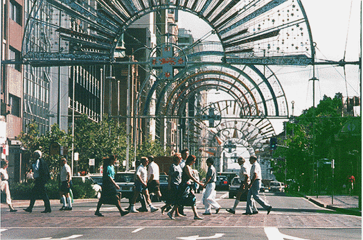 Bicentenary of a Nation, Macquarie Street renovated and decorated for Bicentenary of European settlement in Australia in 1988