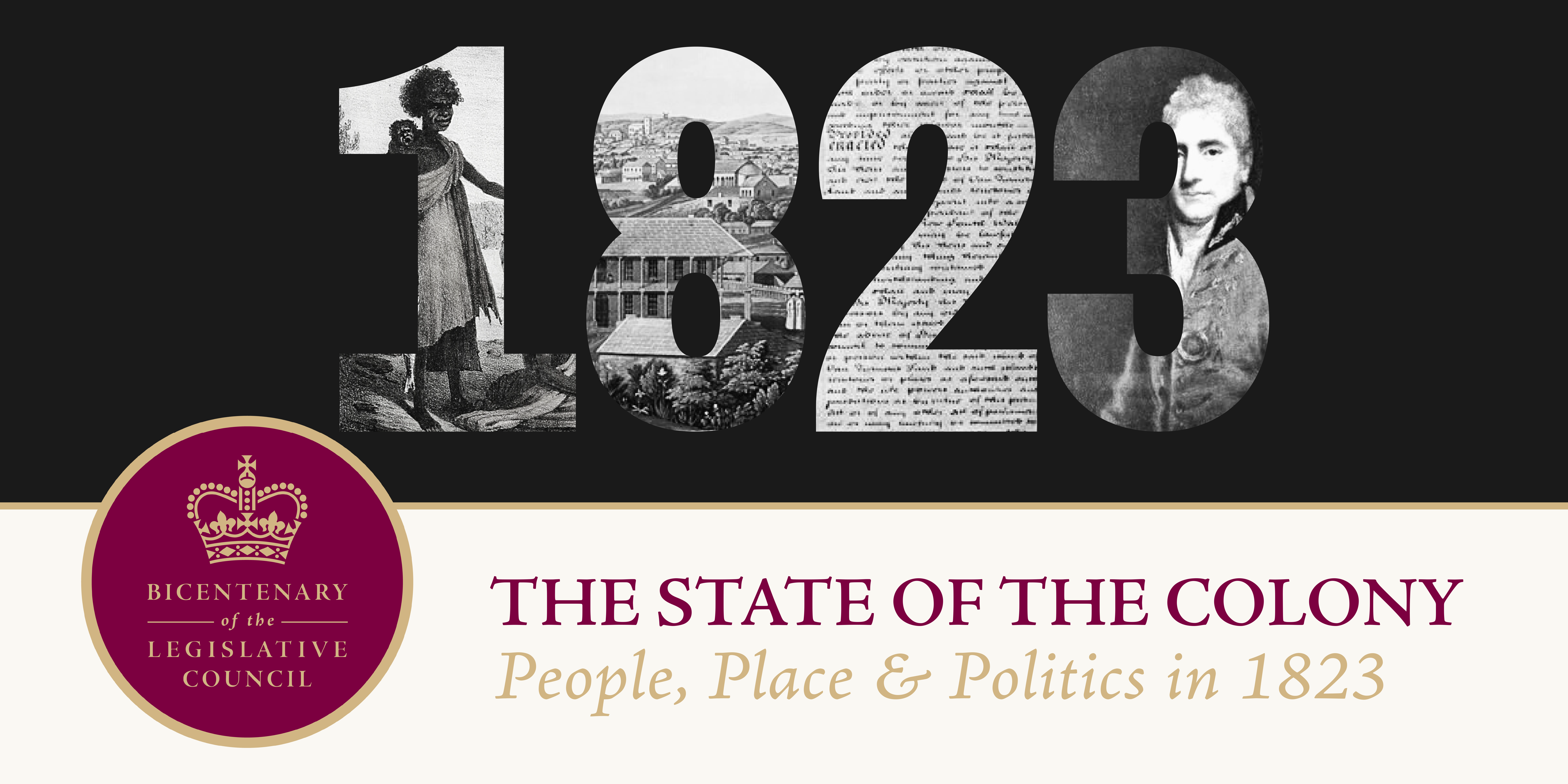 The State of the colony: People, Place and Politics in 1823 banner