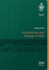 Guide for the Introduction and Passage of Bills Cover