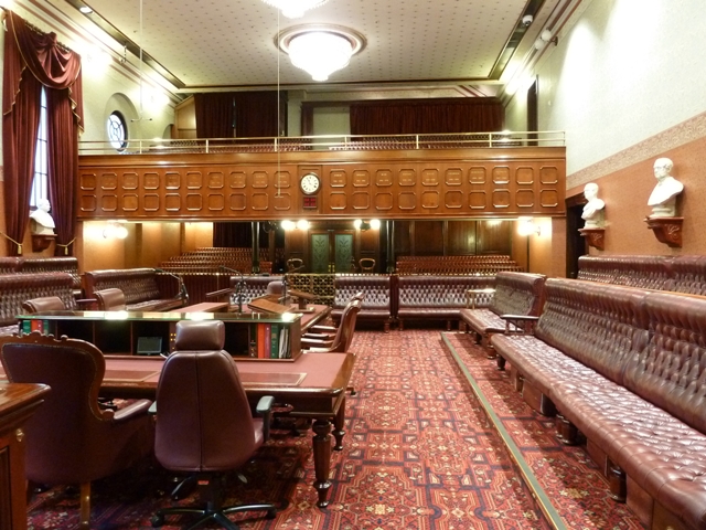 The Chamber from the Clerk's chair