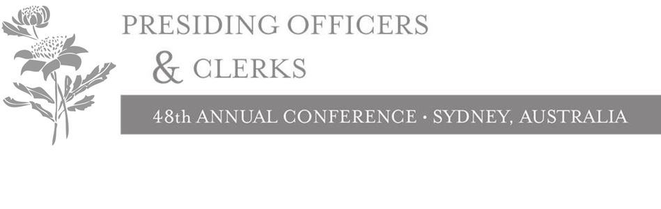 Presiding Officers and Clerks Conference