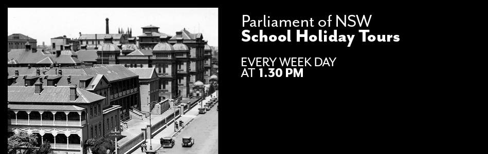 School Holiday Tours. Every week day at 1.30 pm.