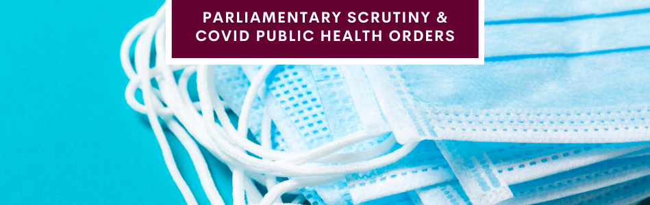 Parliamentary scrutiny and COVID public health orders
