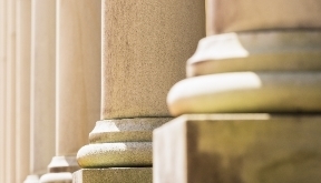 columns from a neoclassical building