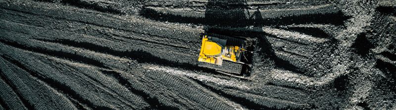 Vehicle at coal mine