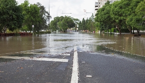 flooded street