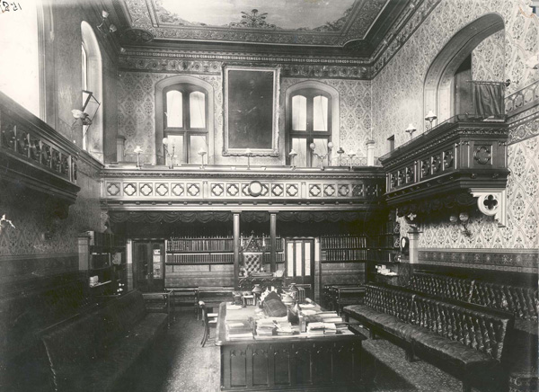 The Legislative Assembly Chamber in the 1890s