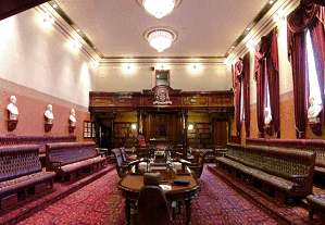 Legislative Council Chamber, NSW Parliament, Parliament building The Legislative Council Chamber